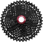 Cassette Sunrace CSMX8 - 11 speed 11-46T - zwart / rood
