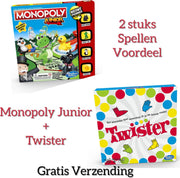 Monopoly Junior Hasbro + Twister - Actiespel
