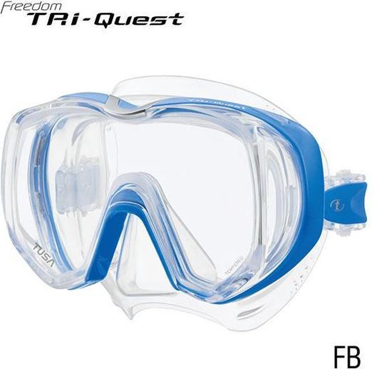 TUSA Freedom Tri-Quest duikbril - blauw