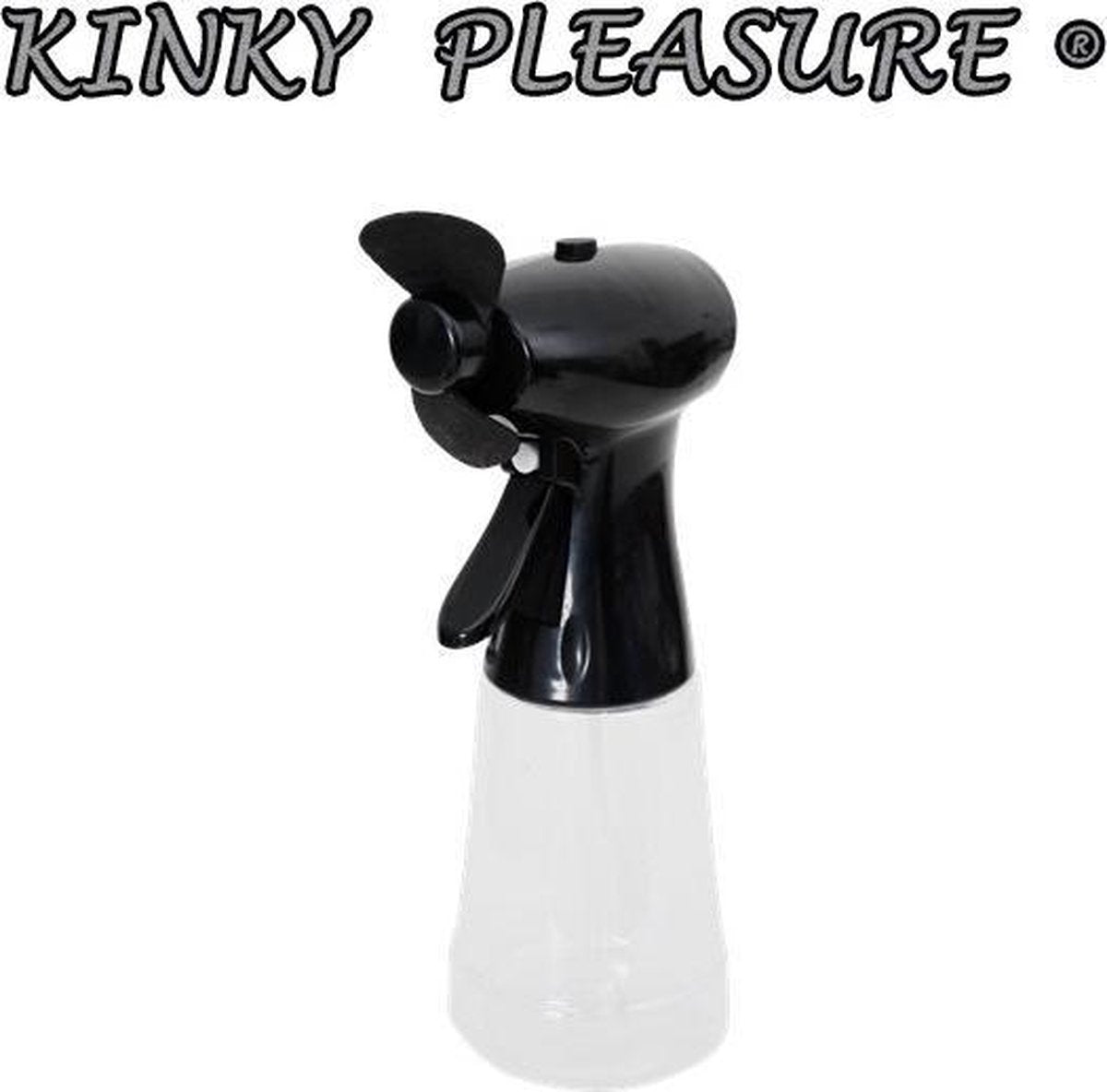 Kinky Pleasure - Ventilator met waterspray - Werkt Op Batterijen - Zwart