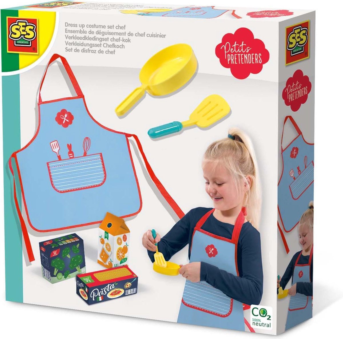 Verkleedkledingset chef-kok - Petits Pretenders