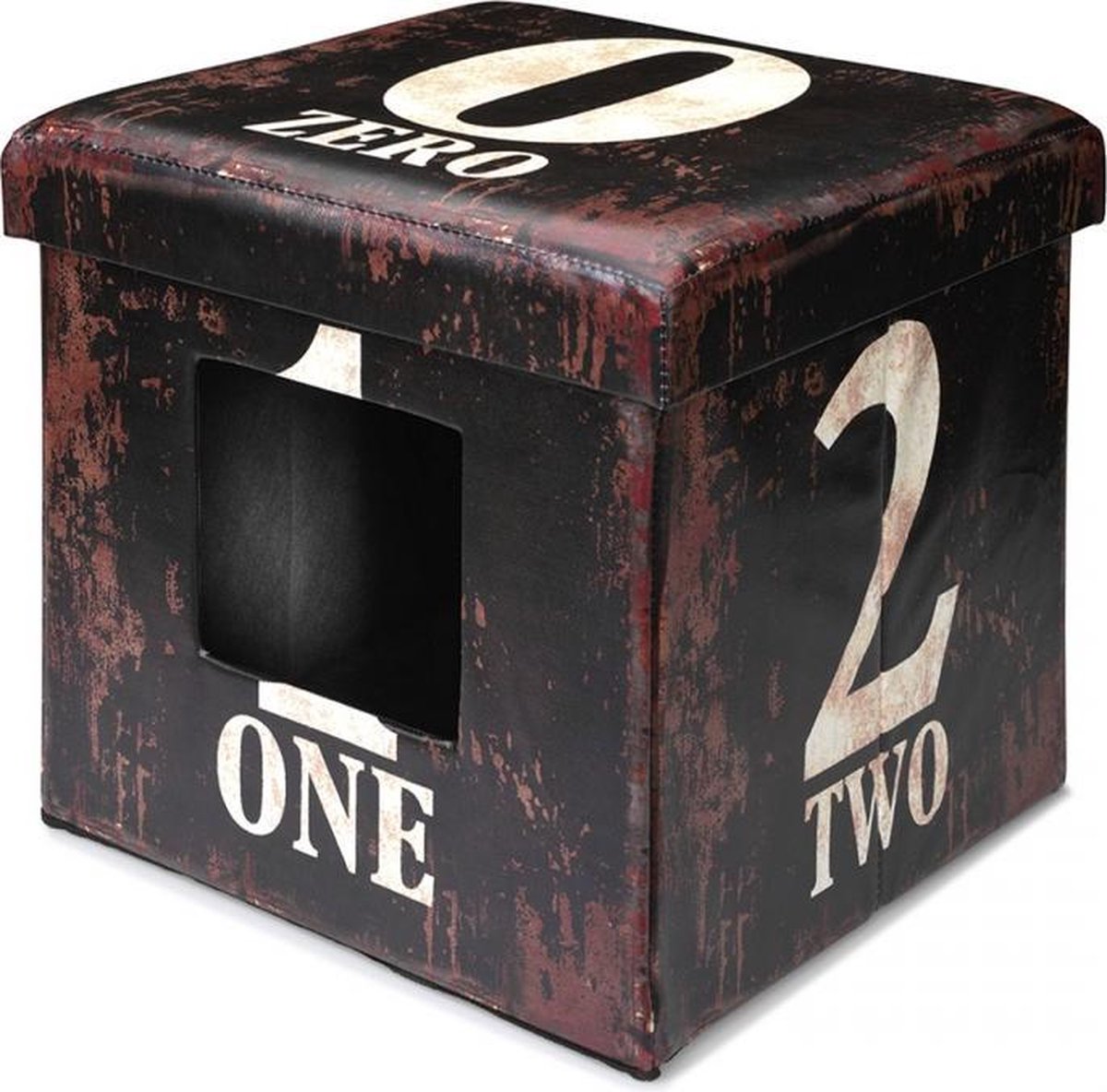 D&D Home collection ottoman one Bruin 38x38x38CM