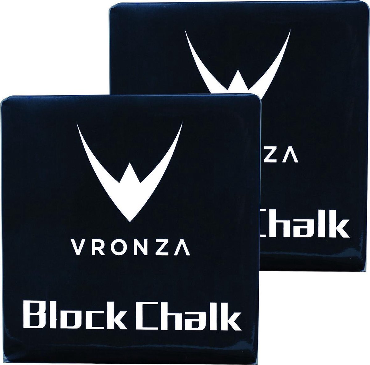 Vronza Magnesium Chalk Blokken 2 Stuks - Powerliften - Turnen - Bodybuilden - Klimmen - Crossfit - Gewicht Heffen