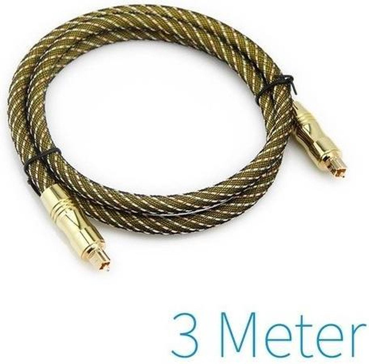 3 Meter Optische Toslink kabel gold plated