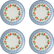 Dinerbord oranje tulp set van 4