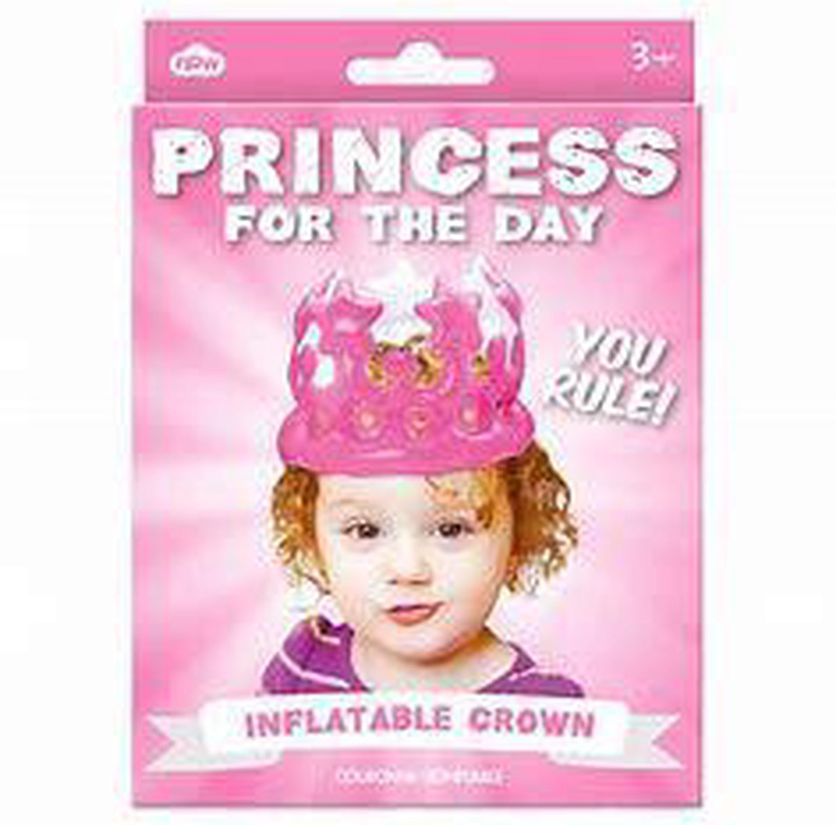 Opblaasbare Kroon - 3 tot 6 jaar - Princess for the day