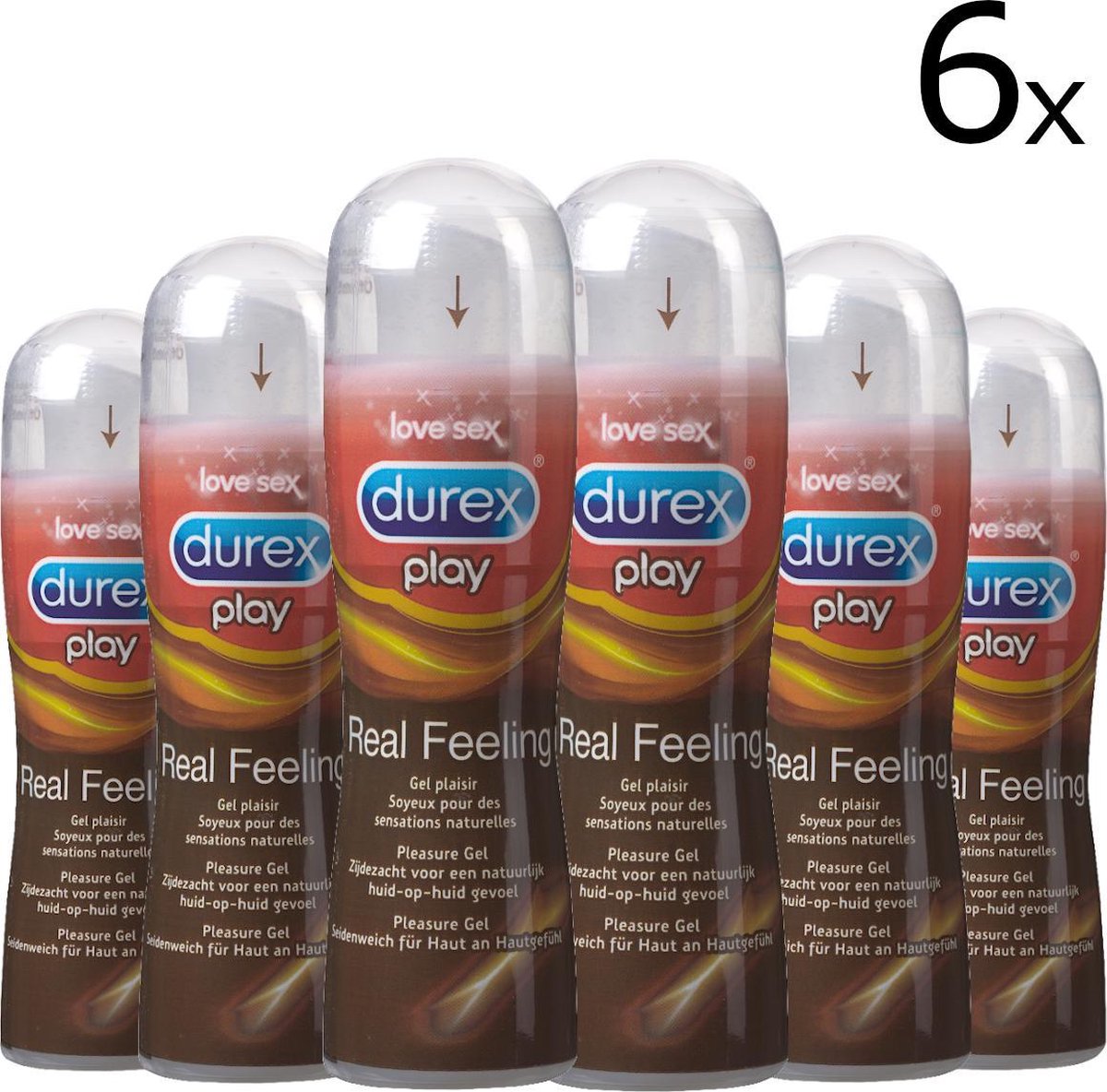 Durex Play Glijmiddel Real Feeling Voordeelverpakking