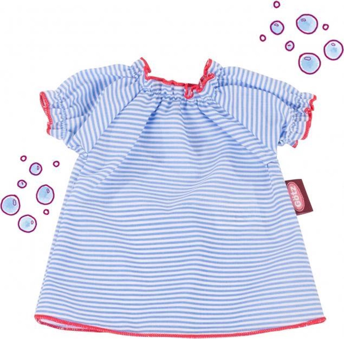 Götz poppenkleding luchtig zomerjurkje voor pop van 30-33cm