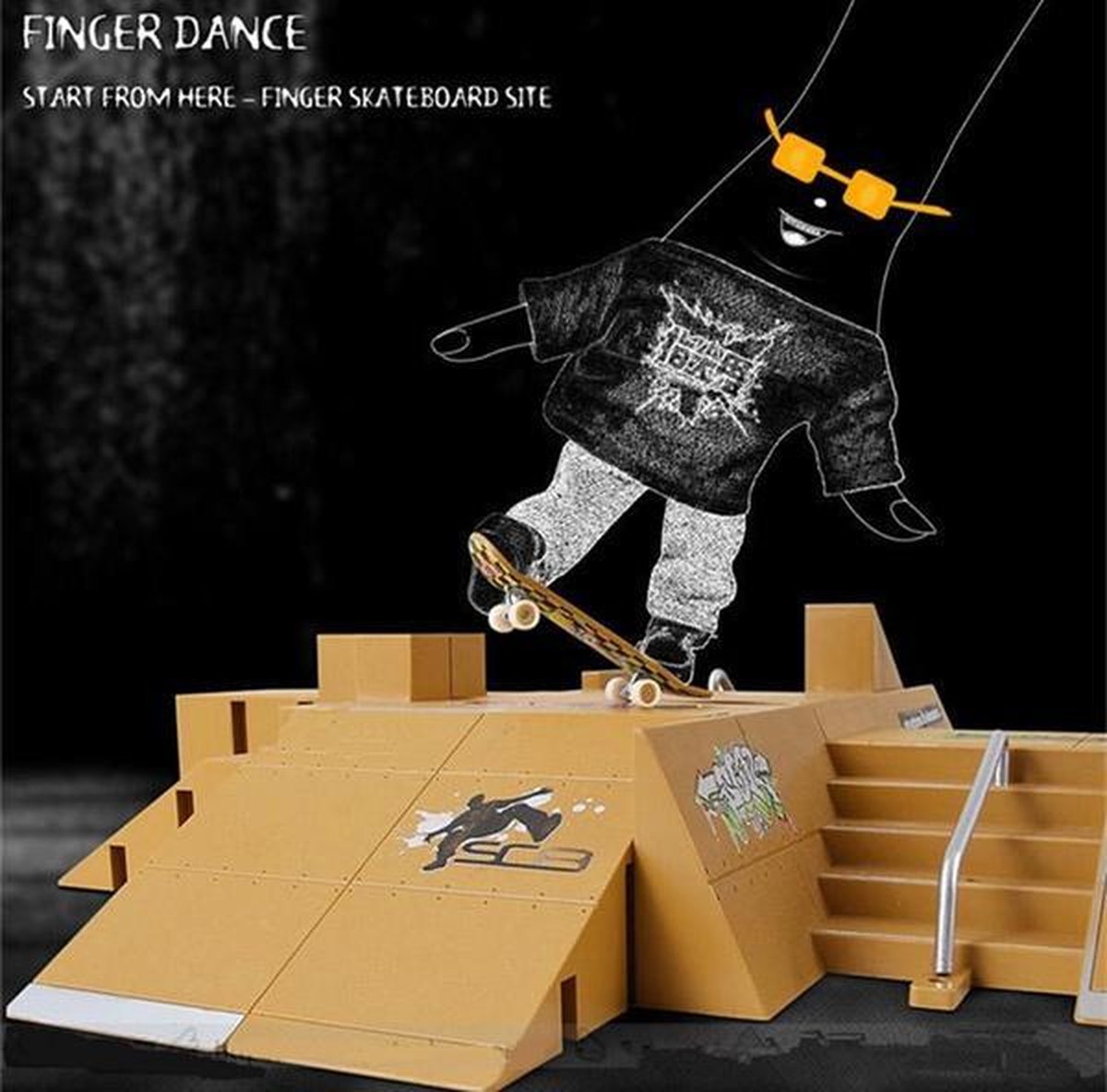 Happy products - fingerboard - finger skatepark