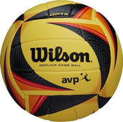 Wilson AVP OPTX Replica Beachvolleybal - geel/zwart - maat 5