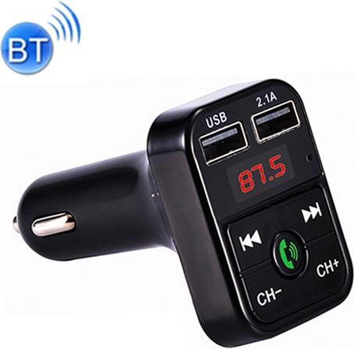 B2 Dual USB Opladen Bluetooth Fm-zender MP3 Muziekspeler Car Kit