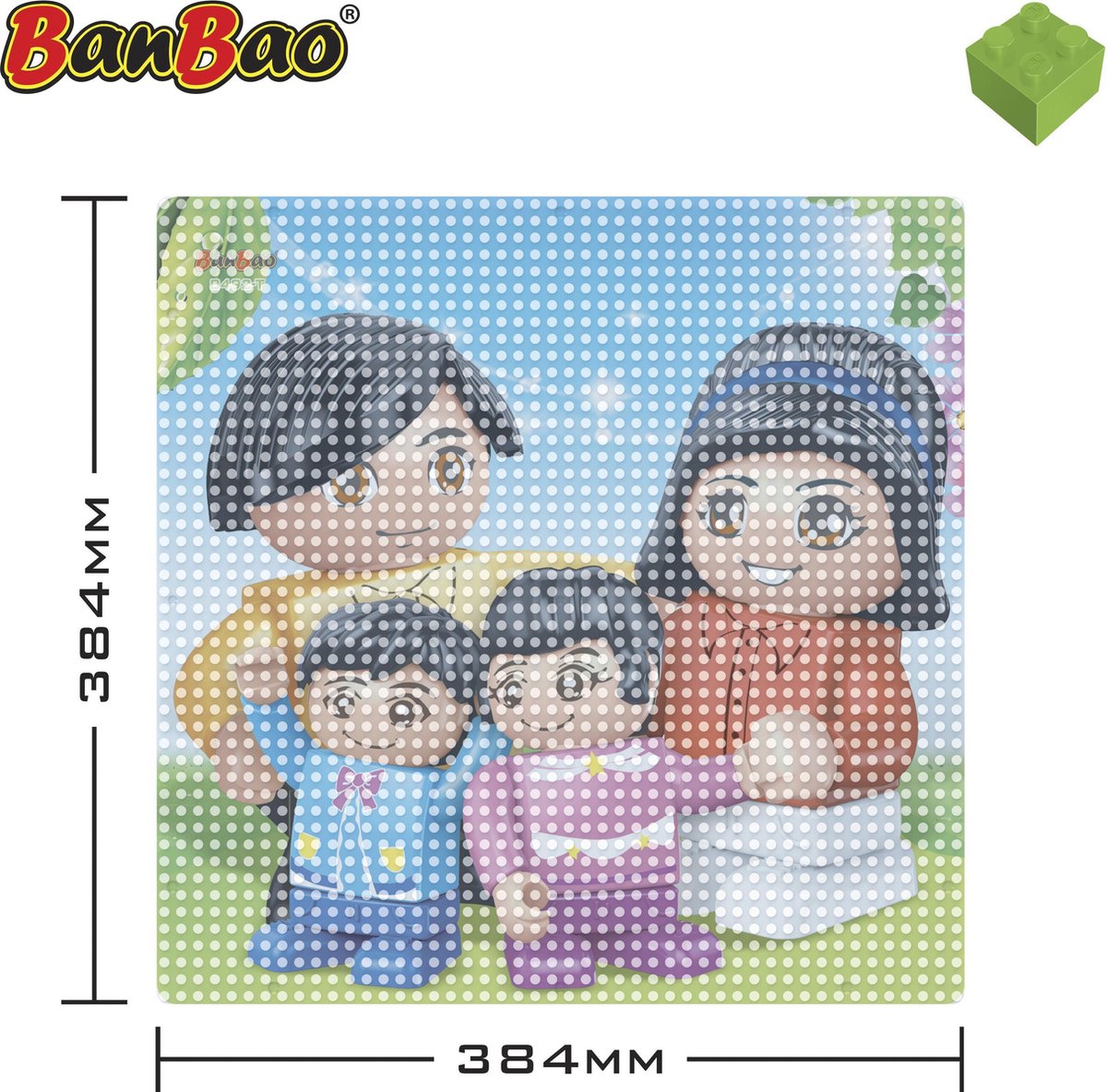 BanBao Bouwonderdelen Transparante Basisplaat - 8482-t