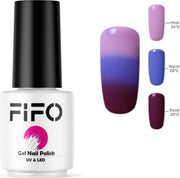 Thermo Gel Polish - Thermo Gellak - Temperatuurgevoelige nagellak - Thermische nagellak - Temperatuur veranderende - Kleur veranderende   #4220 ( Lila - Blauw - Paars ) - UV & LED