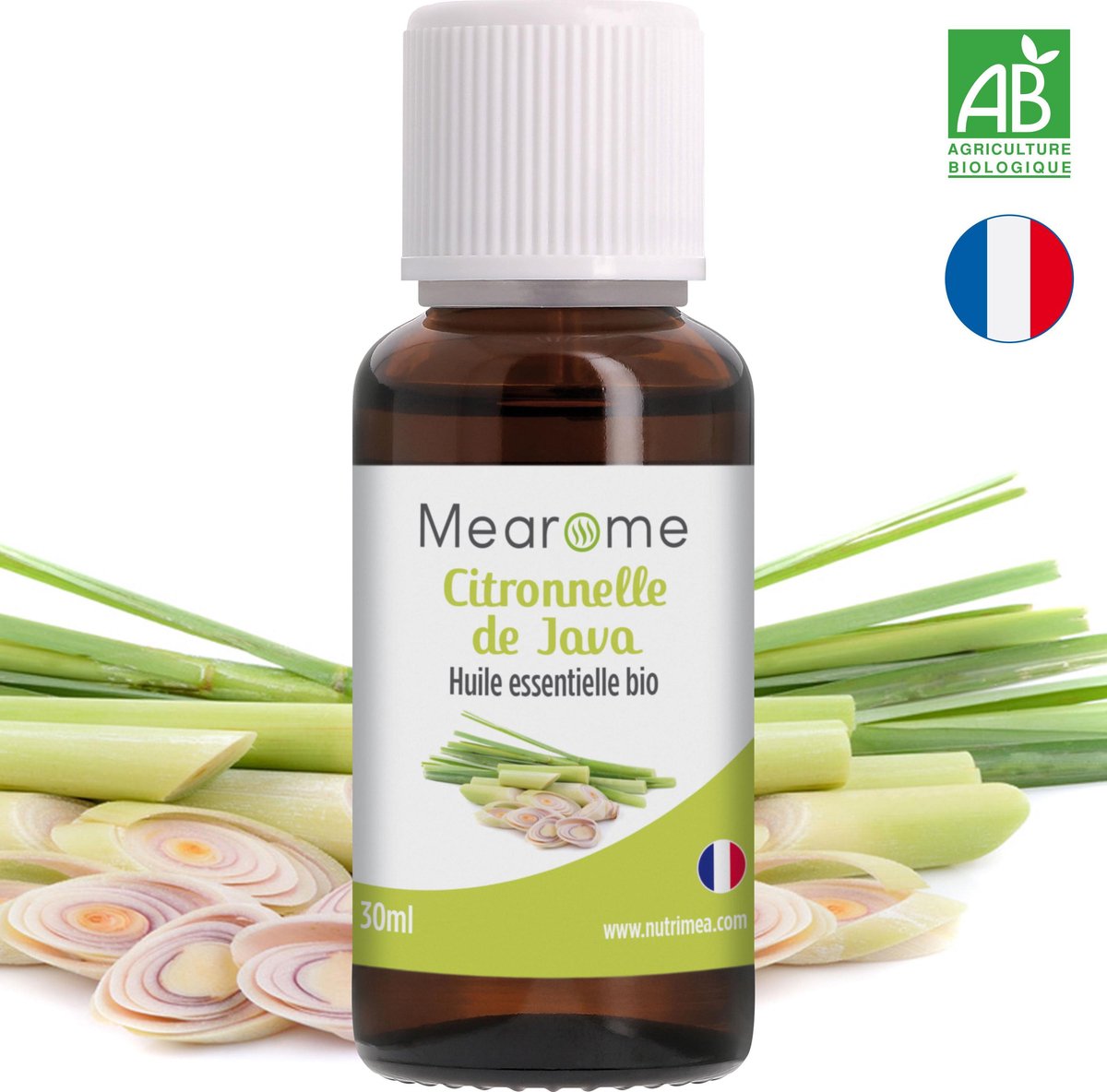MEAROME Citronella Etherische Olie 100% puur – 30ml
