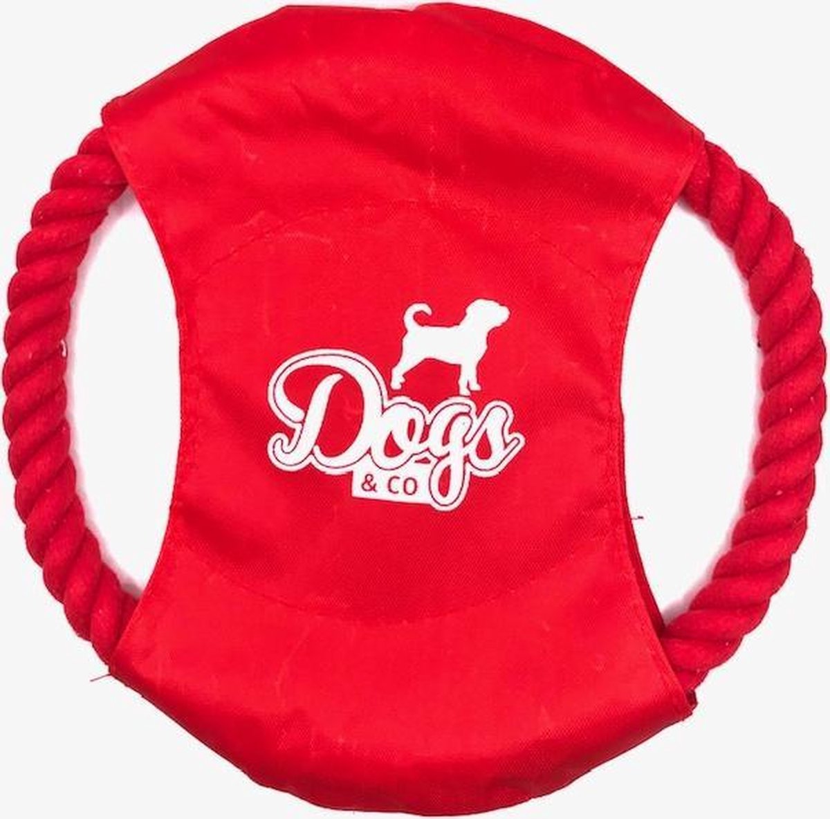 Dogs&Co Frisbee rood - Hondenspeeltje - Hondenspeelgoed