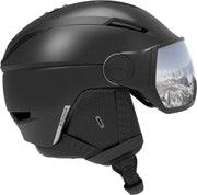 Salomom Pioneer Vizierhelm - Uitgebreide Bescherming - Optimale Vizier Integratie - Zwart/Silver - Large