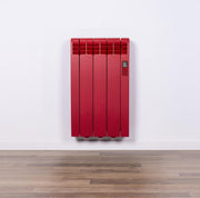Elektrische Radiator Wifi Flame Red (RAL) - Smartcontrol via app - Energiebesparende functies - Laag verbruik - Realtime consumptie - 3 elementen - 330 W - Zuinigste Radiator