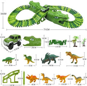 iBello Dinosaurus racebaan met dinosaurus figuren