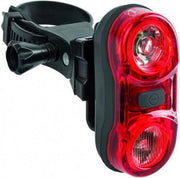 M-Wave Helios 3.2 - Verlichtingsset - LED - Batterij - Rood/Zwart