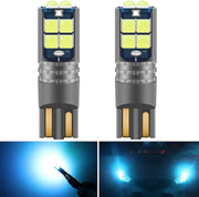 High Power LED T10 W5W IJs Blauw Auto verlichting Set- Hoge kwaliteit Aluminium - Canbus autoled [ Daglicht - Parkeerverlichting - Interieurverlichting - Kentekenverlichting - Dashboard verlichting ] - Kristal licht blauwe autolampen - LED spotlights