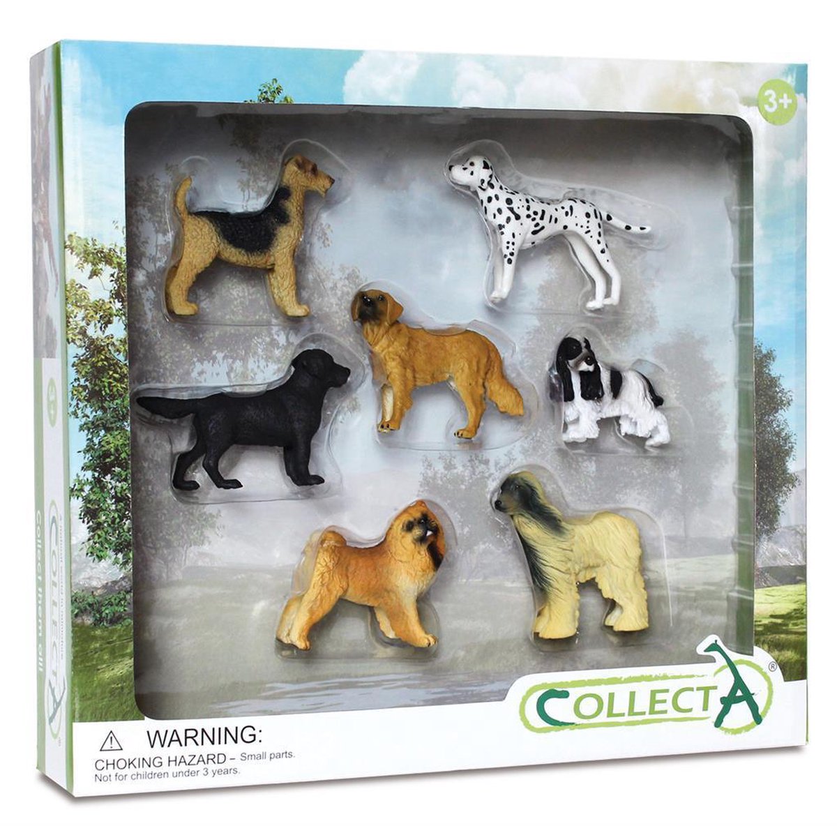 Collecta Honden: Speelset In Giftverpakking 7-delig Retriever