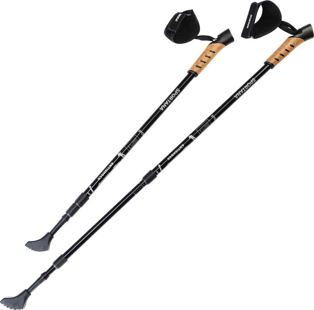 Deuba Sportana Nordic Walking stokken - grijs