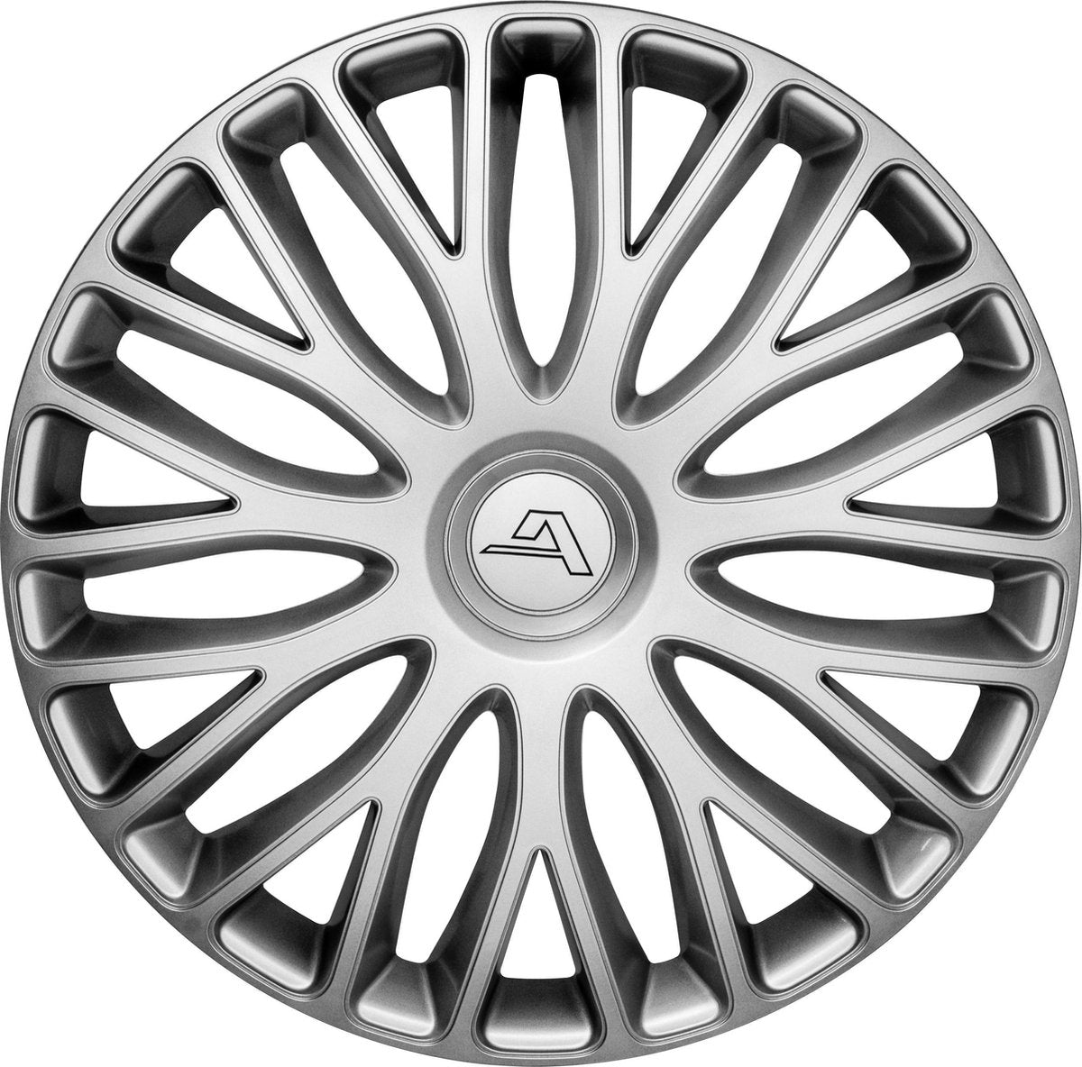 Set Wielsierdoppen 15" Alcar Milano Silber