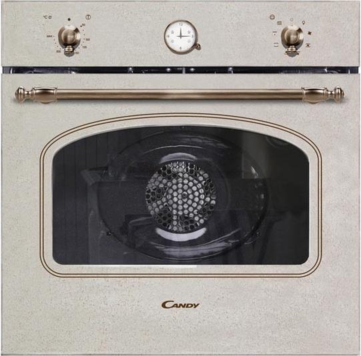 Candy Inbouwoven | Model FCC604AV/E | Ivoor | 65 liter | Cook Light | A+