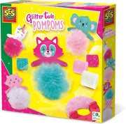 Glitter tule pompons