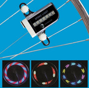 Fietswiel verlichting met 14 LED lampen. Maken 30 verschillende patronen. Prachtige fietslamp voor de spaken.