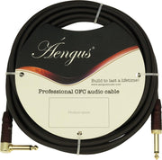 Áengus Gitaarkabel UltraFlex Instrumentkabel - 6.35mm mono jack plug haaks/recht - 5 meter