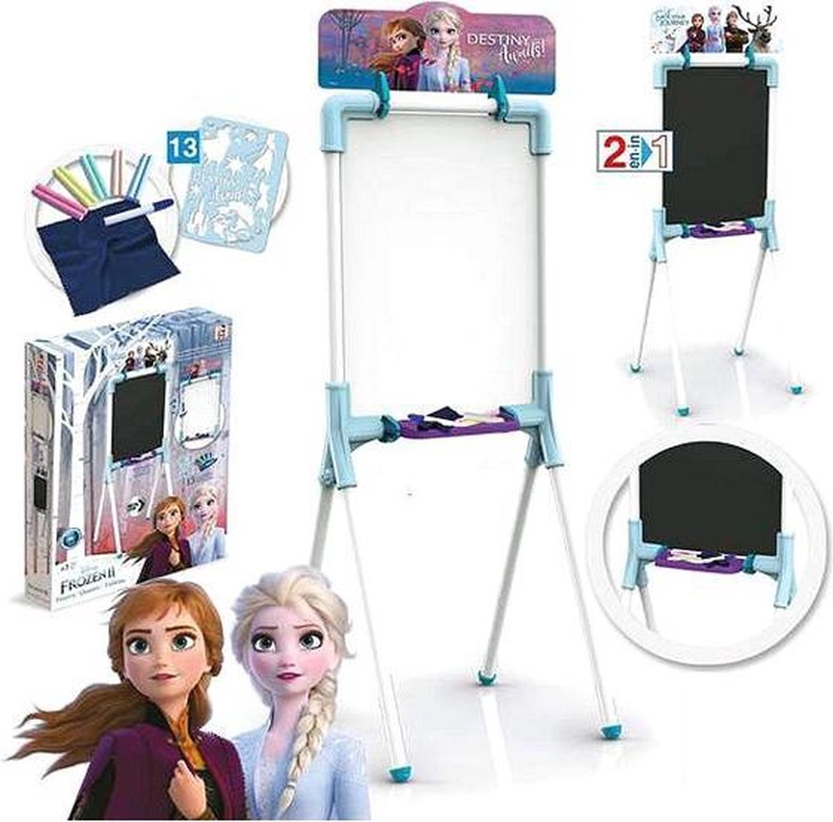 Bord 2 in 1 Frozen 2 Chicos (12 pcs) (37 x 32 x 98 cm)
