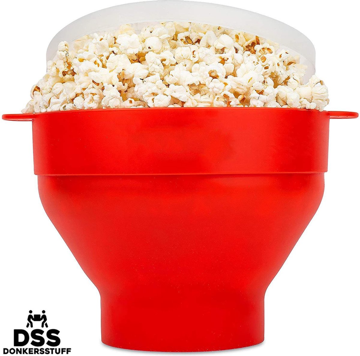 Donkersstuff Popper - Popcornmaker - Snel en Veilig - Popcorn zonder olie of boter - Vaatwasser bestendig