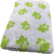 Vetbed Xtra Soft - 2 kleur Big Paw- Grijs Limegroen latex anti-slip 100 * 75 cm