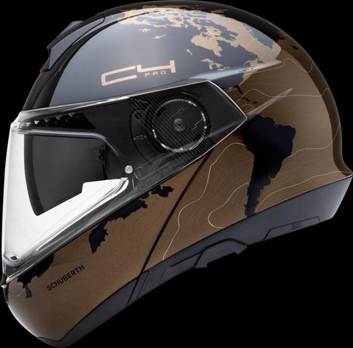 Schuberth C4 Pro Women Magnitudo Brown Modular Helmet M