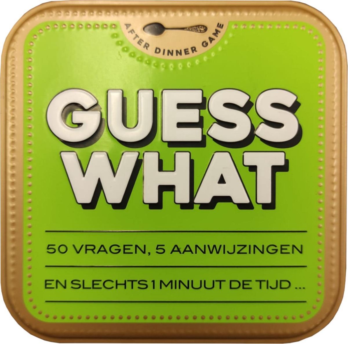 Spel in blikje - After dinner game - Guess what