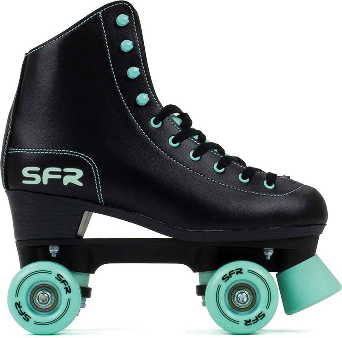 SFR Rolschaatsen - Maat 34Kinderen - Zwart/Mint groen