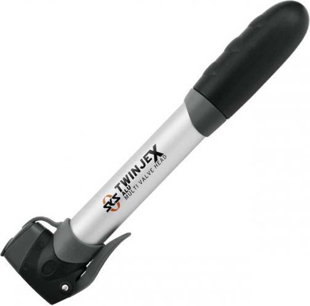 SKS Twinjex fietspomp aluminium grijs/zwart