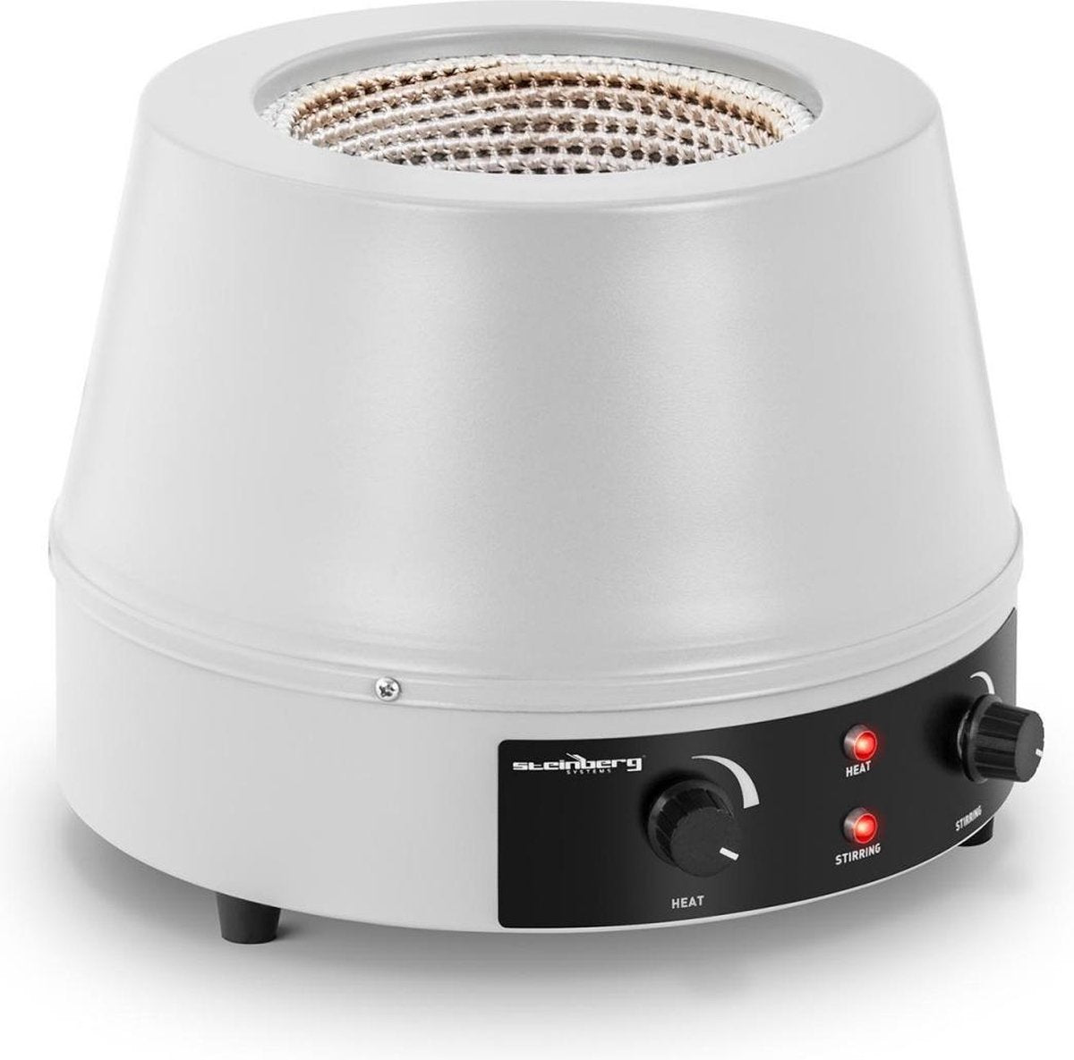 Steinberg Magneetroerder met verwarmingsmantel - digitaal - kolven met ronde bodem - 1.000 ml