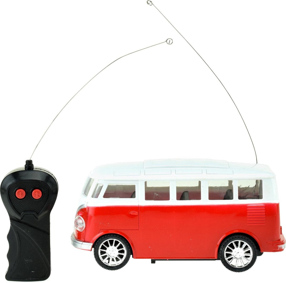 Toi-toys Retrobusje Met Licht Rood