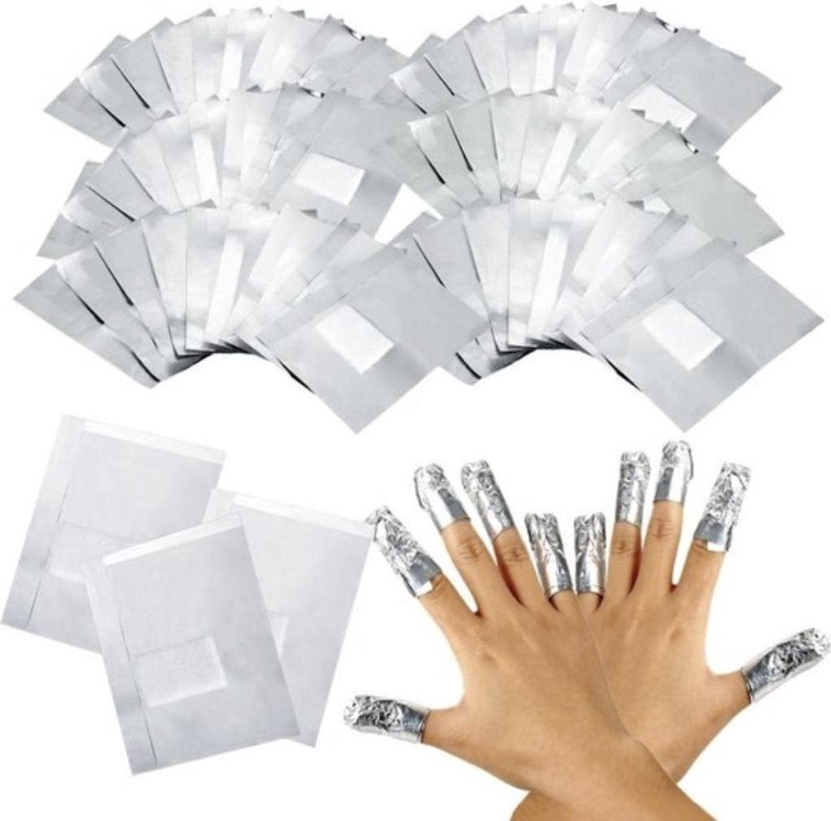 GUAPÀ® Gellak Nagel Verwijderaar Wraps voor alle Gel Nagels | Gel Nagellak Remover | Soak Off Folie | 20 stuks