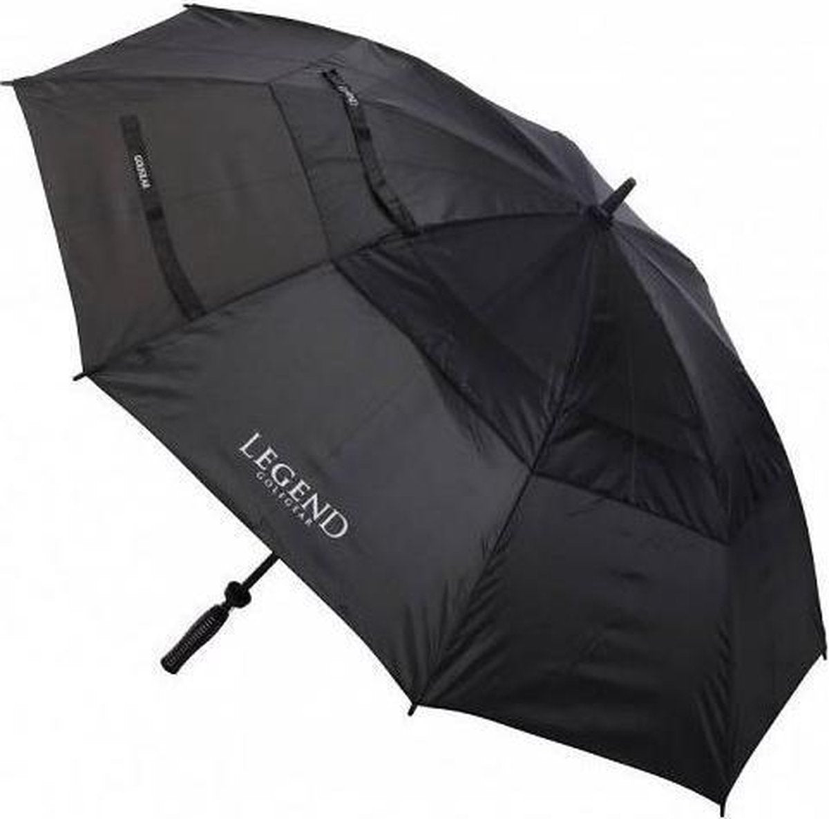 Legend Double Canopy Golfparaplu - Zwart