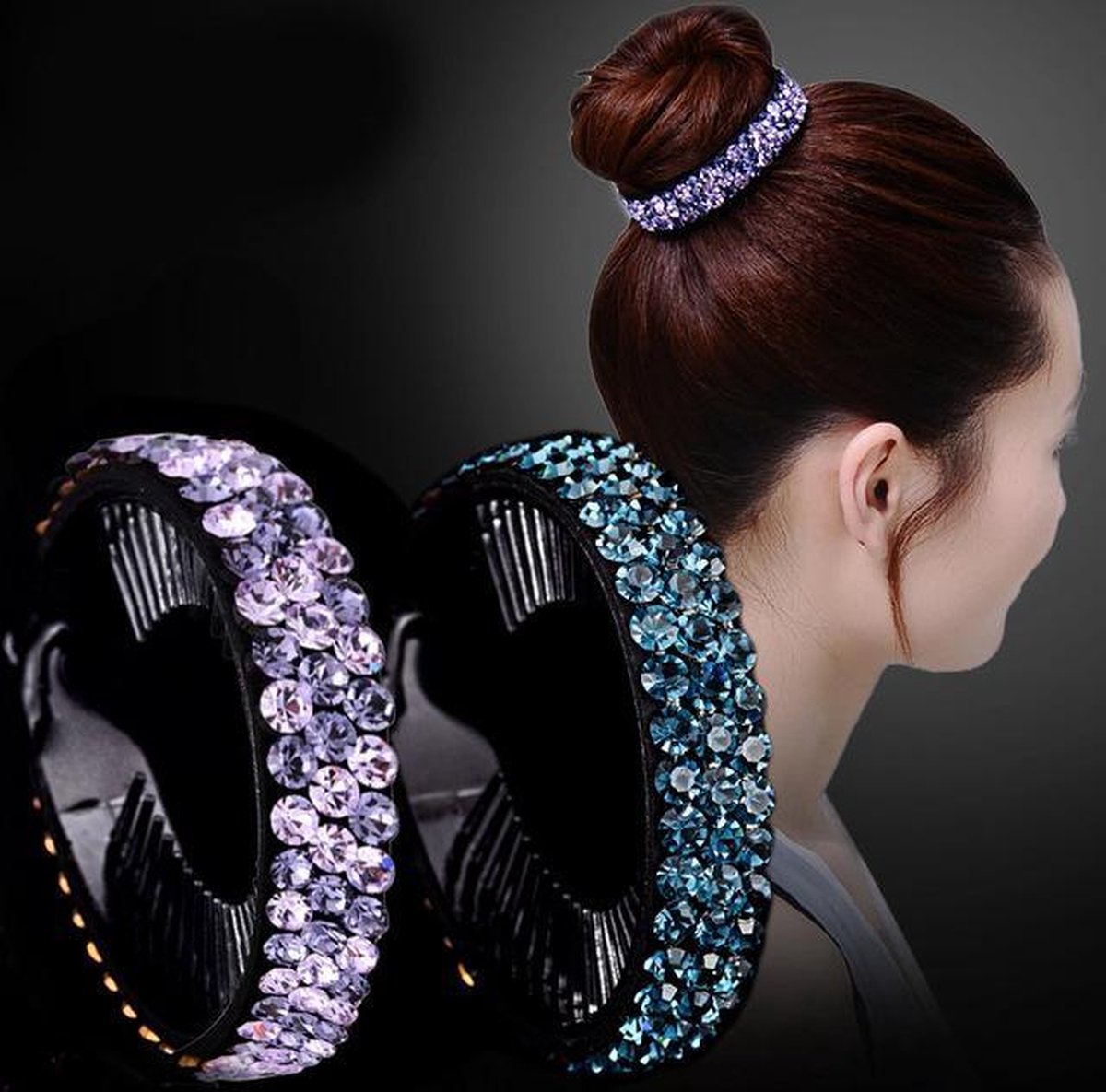 Haarclip Knot Blauw