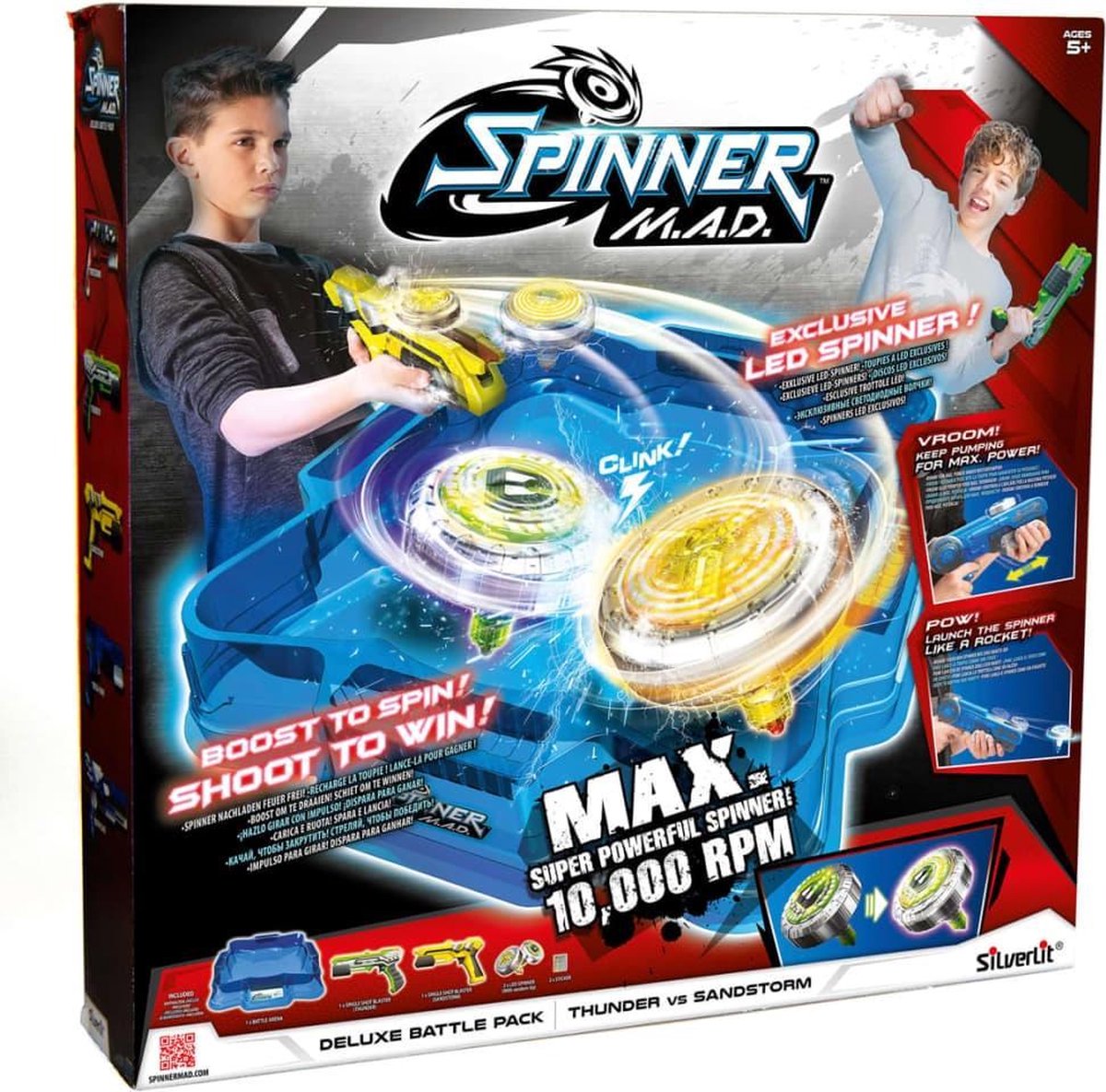 Silverlit Spinner MAD deluxe wedstrijdset