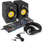 DJ set - Hercules DJControl Starlight DJ instapset met Bluetooth speakers - Complete set voor de beginnende slaapkamer DJ!