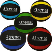 Trenas - Pro medicijnbal - Medicine bal - Rubber - Set van 5 Medicijnballen - 1 kg t/m 5 kg - 2 toned balls