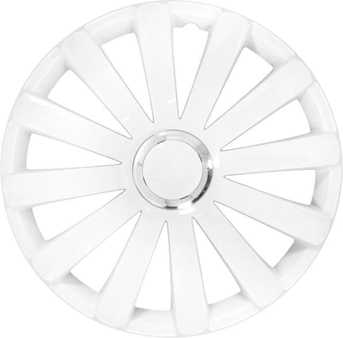 Autostyle Wieldoppen 15 inch Spyder Wit - ABS