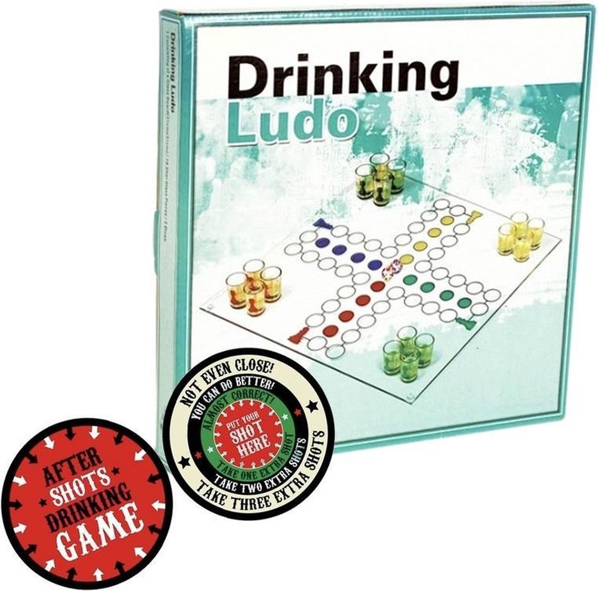 Drankspel/drinkspel ergernis bordspel feestartikelen met after shots bierviltjes 10x