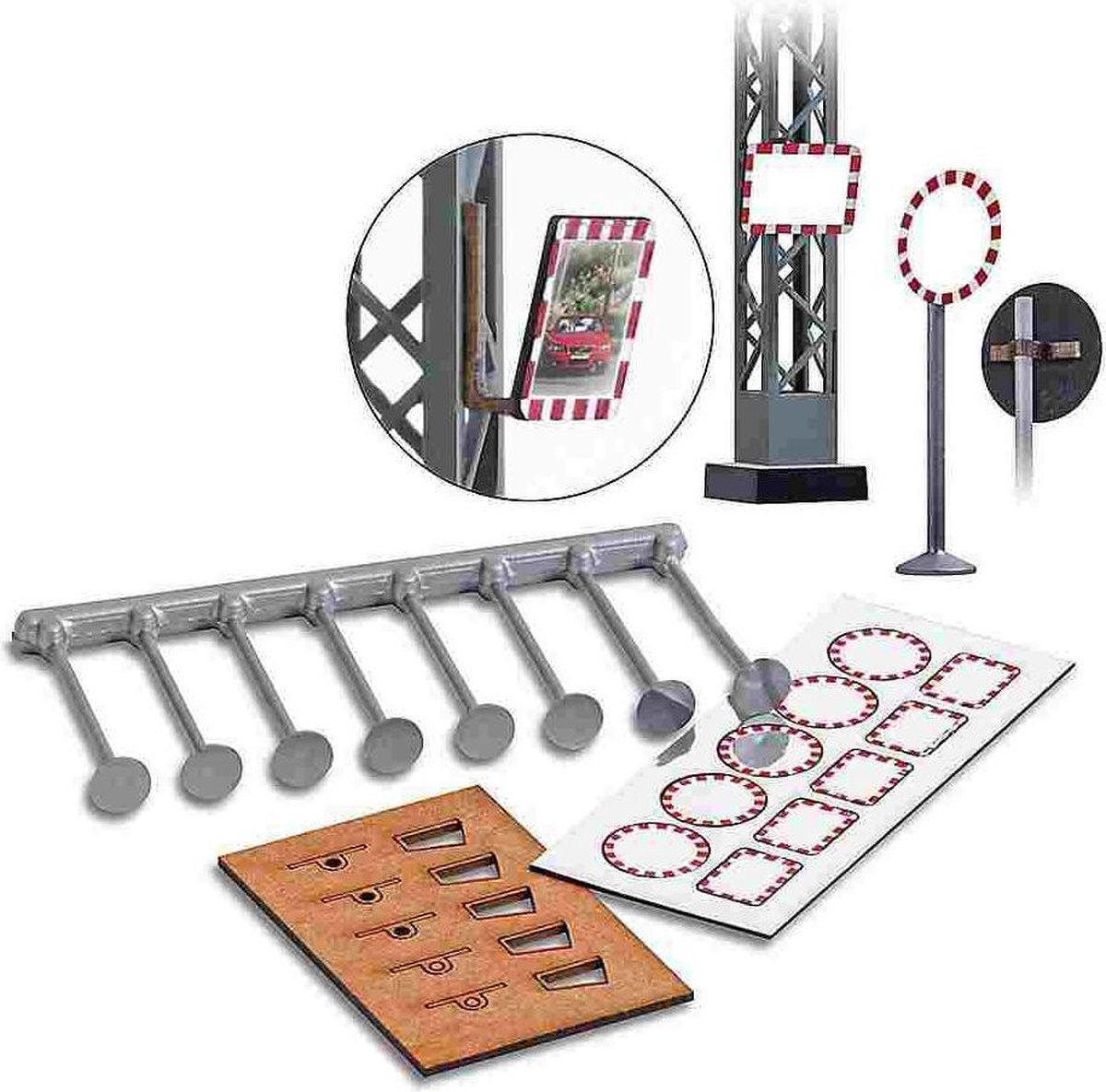 Busch - Verkehrsspiegel-set H0 (Bu1147)