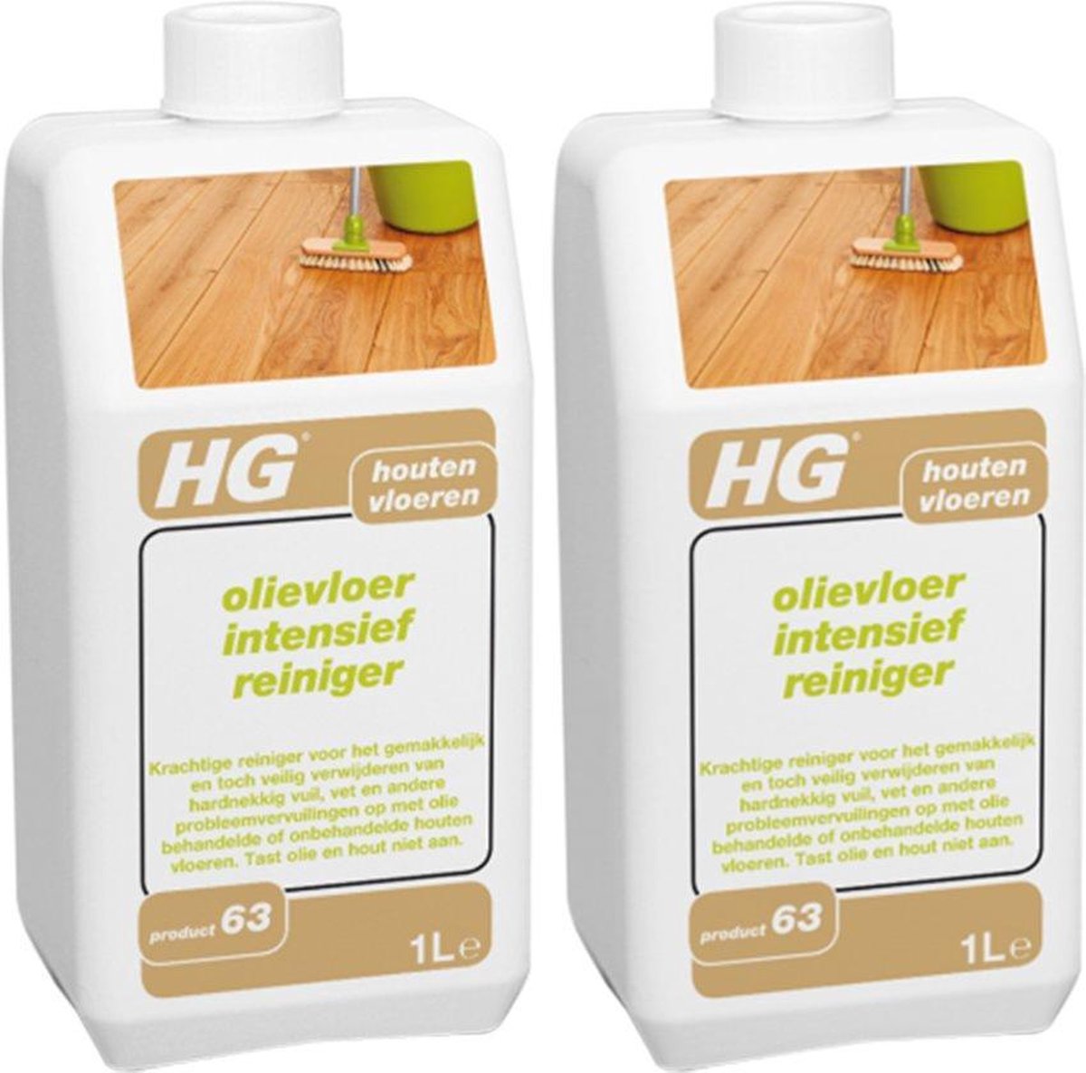 HG Intensief Vloerolie Reiniger - 1000 ml - 2 Stuks !